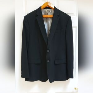 J Ferrar Black SUIT Jacket 46R